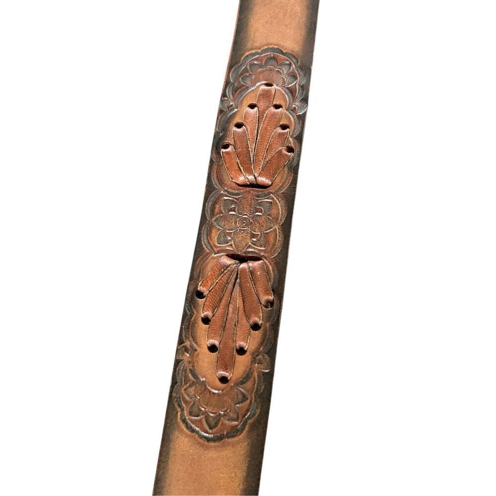 Leegin Leather Western Belt Brown - Picture 4 of 14